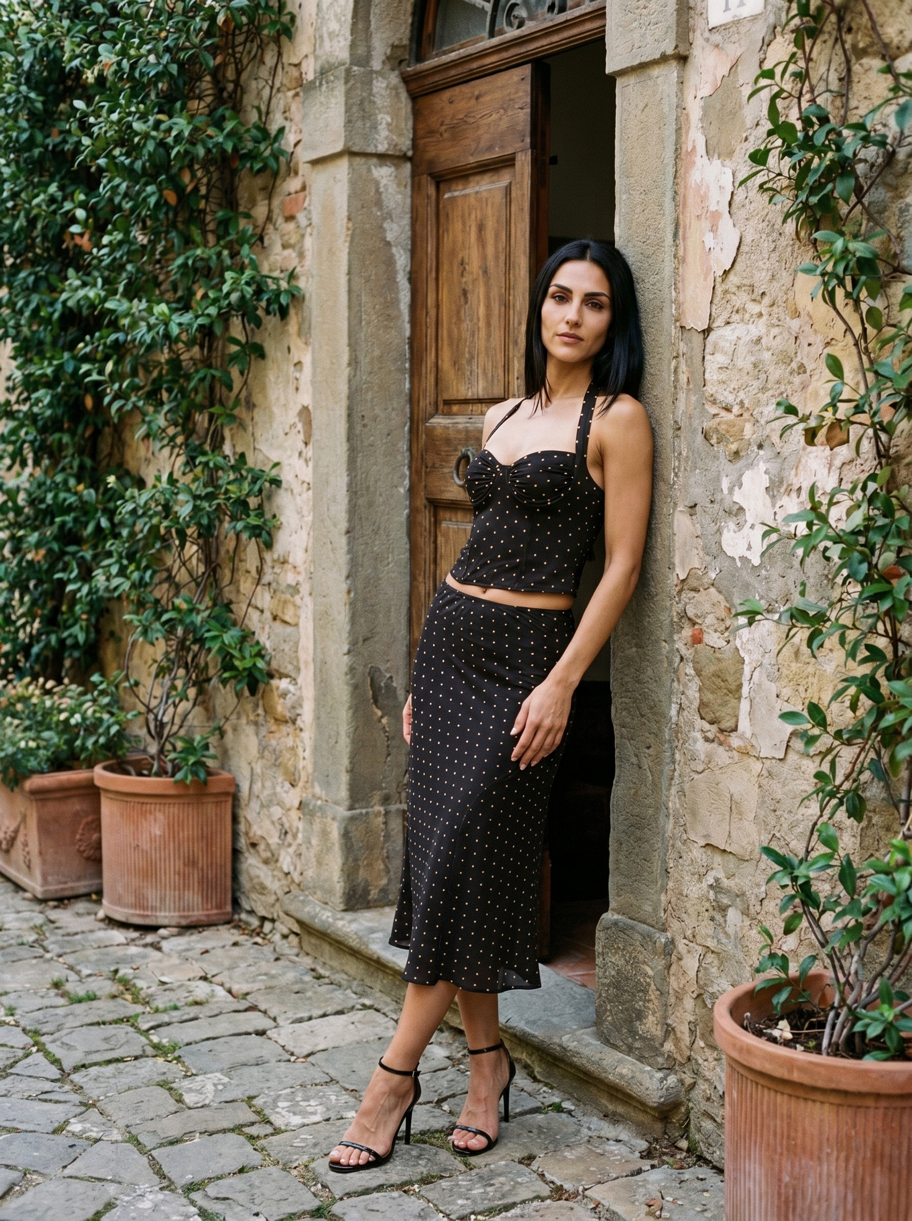 Ensemble Polka à pois