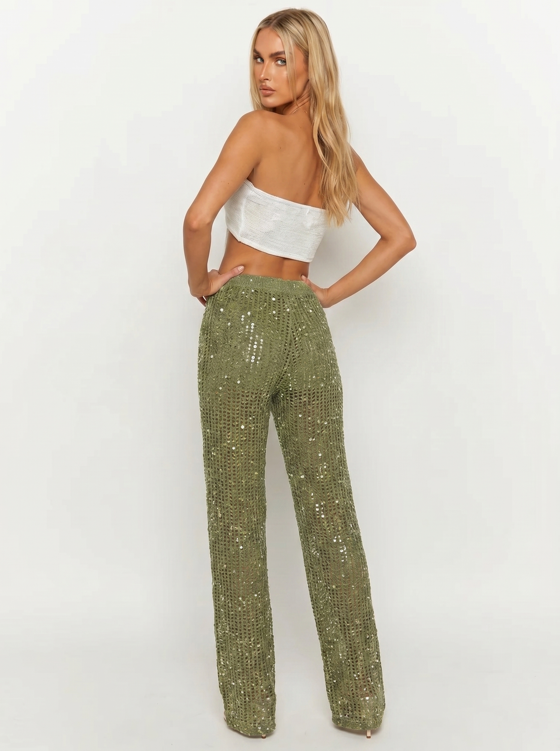 Pantalon à paillette